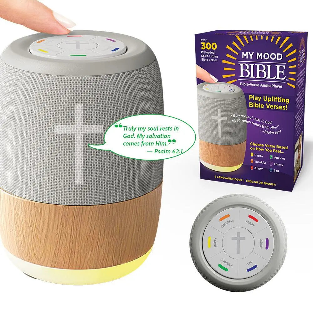 My Mood Bible - Bible-Verse Audio Player with 300+ Preloaded Verses | Uplifting, Faith-Based Encouragement for Every Emotion
